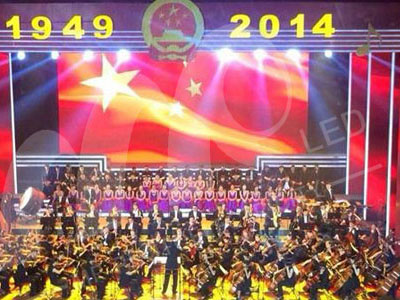 大型交響音樂會彩色LED室內(nèi)顯示屏